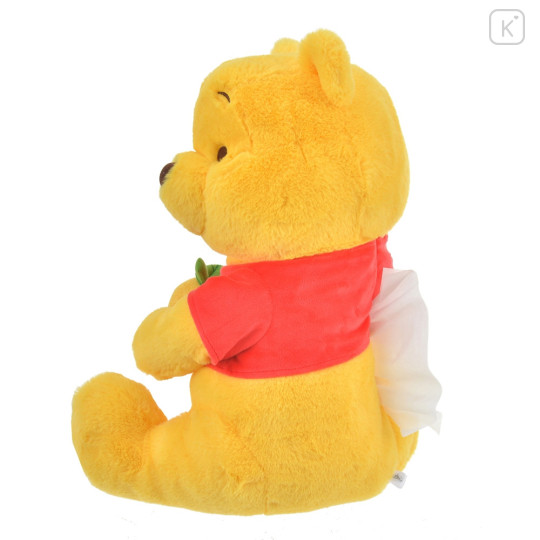Japan Disney Store Fluffy Plush & Tisse Box Cover - Pooh : Yuzu - 2