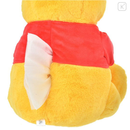 Japan Disney Store Fluffy Plush & Tisse Box Cover - Pooh : Yuzu - 6