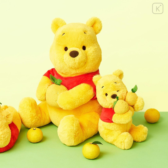 Japan Disney Store Fluffy Plush & Tisse Box Cover - Pooh : Yuzu - 8