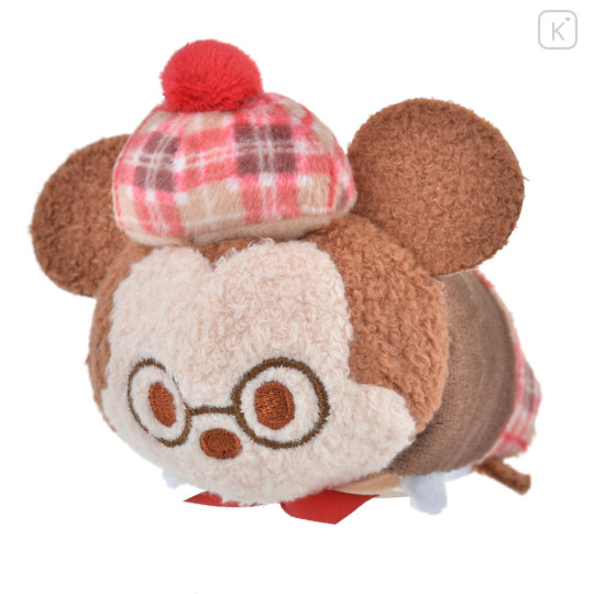 Japan Disney Store Tsum Tsum Mini Plush (S) - Mickey Mouse : Autumn Checked - 1