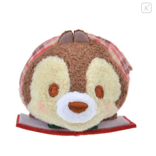 Japan Disney Store Tsum Tsum Mini Plush (S) - Chip : Autumn Checked - 2