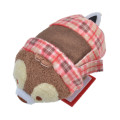 Japan Disney Store Tsum Tsum Mini Plush (S) - Chip : Autumn Checked - 5