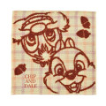Japan Disney Store Towel Handkerchief - Chip & Dale : Plaid - 1