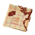 Japan Disney Store Towel Handkerchief - Chip & Dale : Plaid - 3
