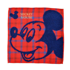 Japan Disney Store Towel Handkerchief - Mickey Mouse / Plaid