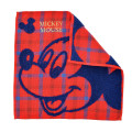 Japan Disney Store Towel Handkerchief - Mickey Mouse / Plaid - 2