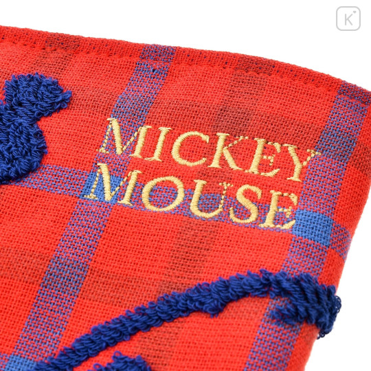 Japan Disney Store Towel Handkerchief - Mickey Mouse / Plaid - 4