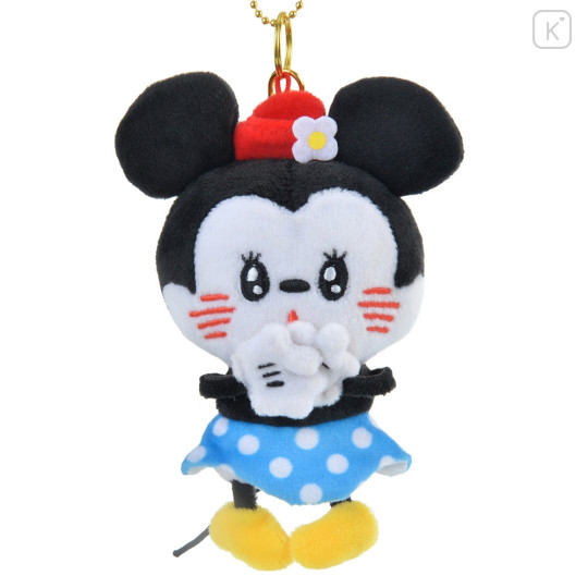 Japan Disney Store Plush Keychain - Minnie Mouse : Kanahei - 1