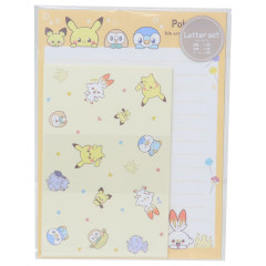 Japan Pokemon Letter Envelope Set - Pokepeace / Yellow