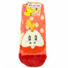 Japan Pokemon Fluffy Socks - Fuecoco / Hogator