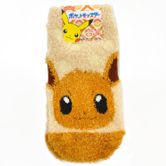 Japan Pokemon Fluffy Kid Socks - Eevee