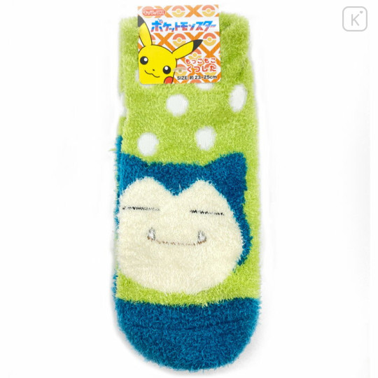 Japan Pokemon Fluffy Socks - Snorlax - 1