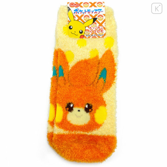 Japan Pokemon Fluffy Socks - Pawmi - 1