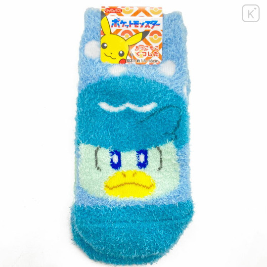 Japan Pokemon Fluffy Kid Socks - Quaxly - 1