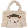 Japan Sanrio Fluffy Fur Handbag - Pompompurin - 1