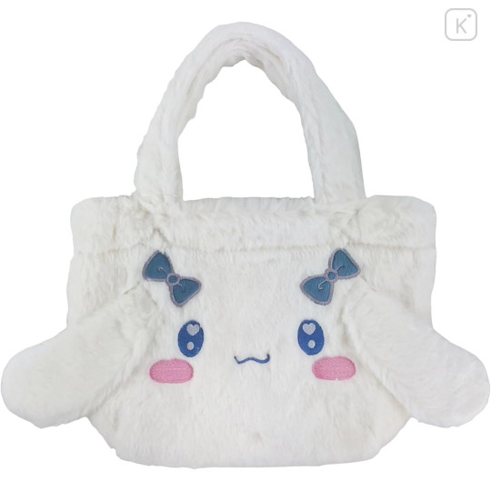 Japan Sanrio Fluffy Fur Handbag - Cinnamoroll - 1