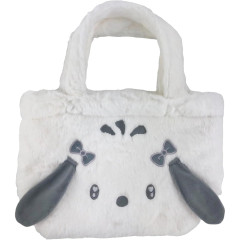 Japan Sanrio Fluffy Fur Handbag - Pochacco