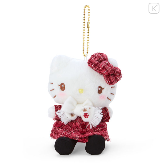 Japan Sanrio Original Mascot Holder - Hello Kitty : Winter Outfits - 1
