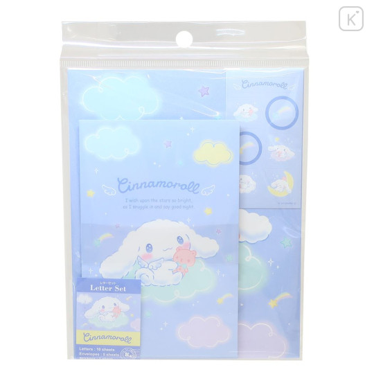 Japan Sanrio Letter Set - Cinnamoroll / Starry Sky - 1