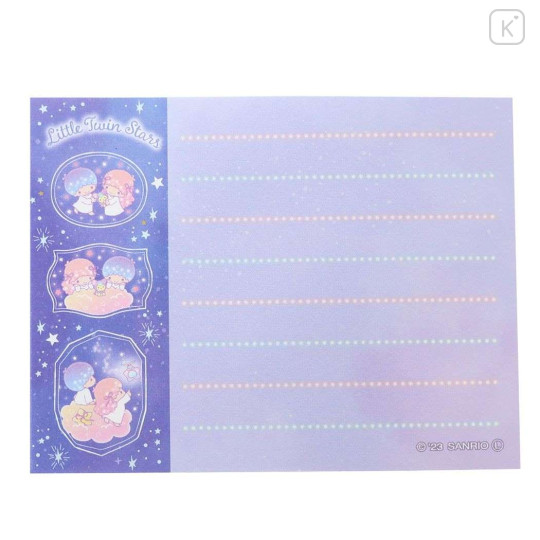 Japan Sanrio Mini Notepad - Little Twin Stars / Star Night - 3