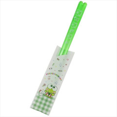 Japan Sanrio Chopsticks 23cm - Keroppi / Clear Green