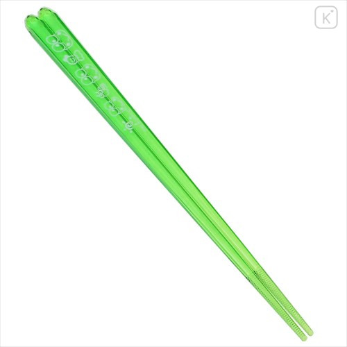 Japan Sanrio Chopsticks 23cm - Keroppi / Clear Green - 2