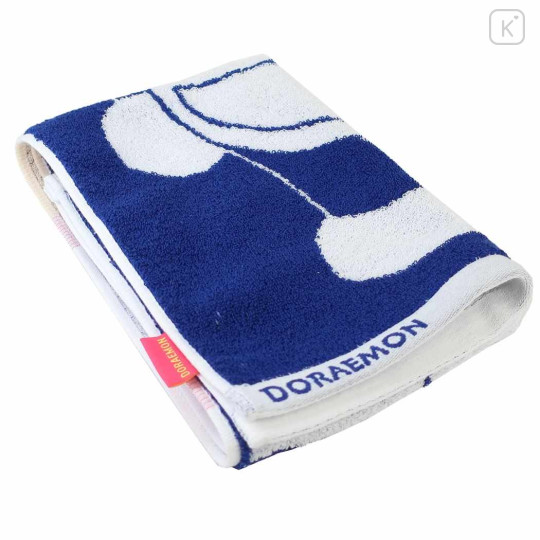 Japan Doraemon Jacquard Face Towel - Navy - 3