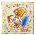 Japan Disney Embroidered Handkerchief - Beauty and the Beast Belle - 1