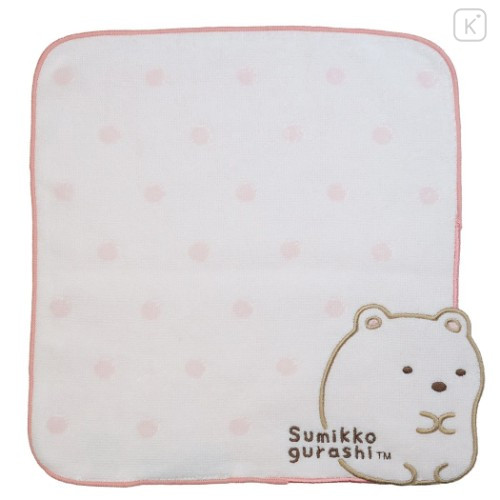 Japan San-X Mini Towel - Sumikko Gurashi / Shirokuma / Polar Bear - 1