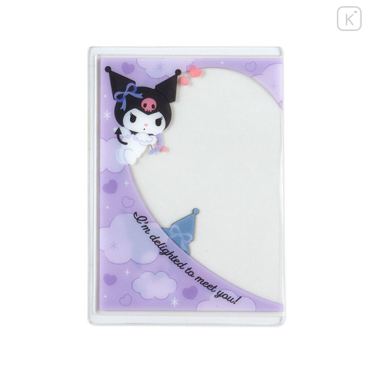 Japan Sanrio Original Hard Card Case - Kuromi / Enjoy Idol - 1