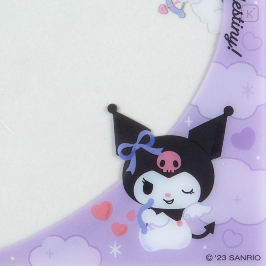 Japan Sanrio Original Hard Card Case - Kuromi / Enjoy Idol - 4