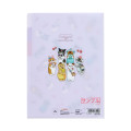 Japan Sanrio × Mofusand 3 Pockets A5 Clear File - Cat / Doll - 2