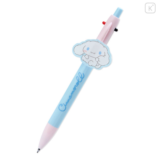 Japan Sanrio Original 2 Color Ball Pen & Mechanical Pencil - Cinnamoroll / Stuffed Toy Stationery - 1
