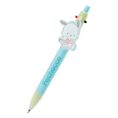 Japan Sanrio Original 2 Color Ball Pen & Mechanical Pencil - Pochacco / Stuffed Toy Stationery