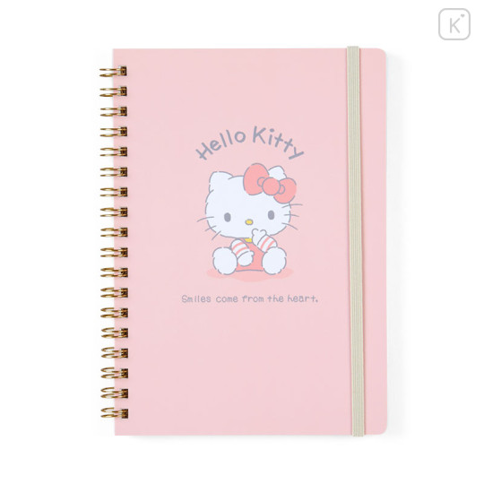 Japan Sanrio Original B6 Ring Notebook - Hello Kitty / Stuffed Toy Stationery - 1