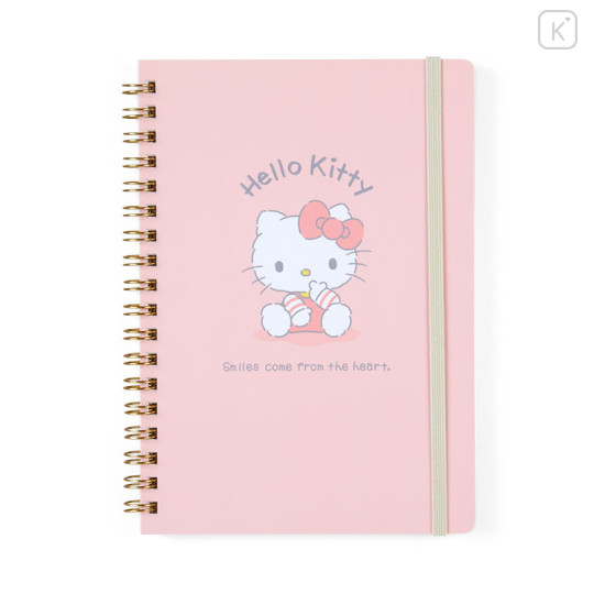 Japan Sanrio Original B6 Ring Notebook - Hello Kitty : Stuffed Toy Stationery - 1