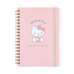 Japan Sanrio Original B6 Ring Notebook - Hello Kitty / Stuffed Toy Stationery