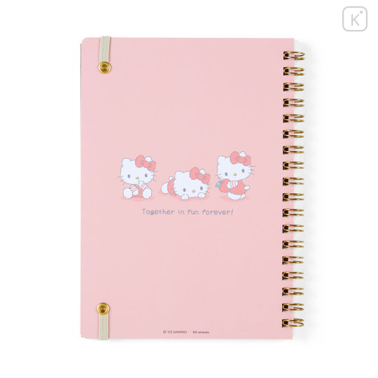 Japan Sanrio Original B6 Ring Notebook - Hello Kitty / Stuffed Toy Stationery - 2