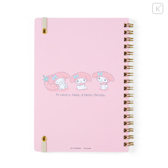 Japan Sanrio Original B6 Ring Notebook - My Melody / Stuffed Toy Stationery - 2