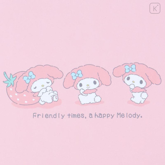 Japan Sanrio Original B6 Ring Notebook - My Melody / Stuffed Toy Stationery - 5