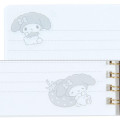Japan Sanrio Original B6 Ring Notebook - My Melody / Stuffed Toy Stationery - 6