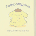 Japan Sanrio Original B6 Ring Notebook - Pompompurin / Stuffed Toy Stationery - 4