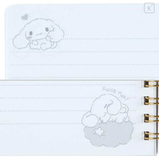 Japan Sanrio Original B6 Ring Notebook - Cinnamoroll : Stuffed Toy Stationery - 6