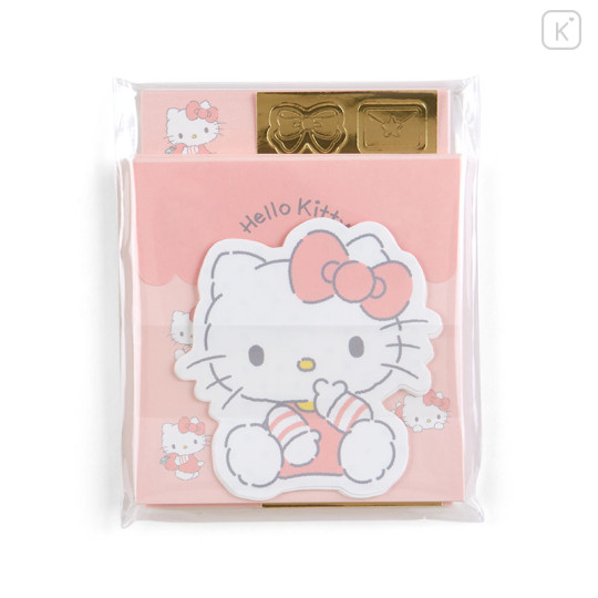 Japan Sanrio Original Mini Letter Set - Hello Kitty / Stuffed Toy Stationery - 1