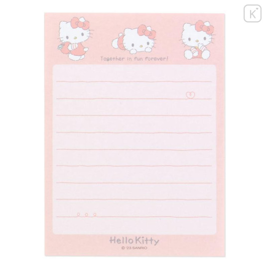Japan Sanrio Original Mini Letter Set - Hello Kitty / Stuffed Toy Stationery - 4