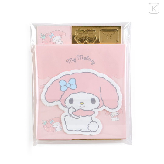Japan Sanrio Original Mini Letter Set - My Melody / Stuffed Toy Stationery - 1