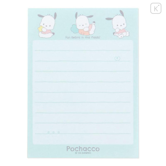Japan Sanrio Original Mini Letter Set - Pochacco / Stuffed Toy Stationery - 4