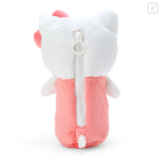 Japan Sanrio Original Plush Pencil Case - Hello Kitty : Stuffed Toy Stationery - 2