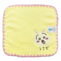 Japan Chiikawa Embroidery Mini Towel - Rabbit / Yellow - 1