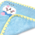 Japan Chiikawa Embroidery Mini Towel - Hachiware / Blue - 2